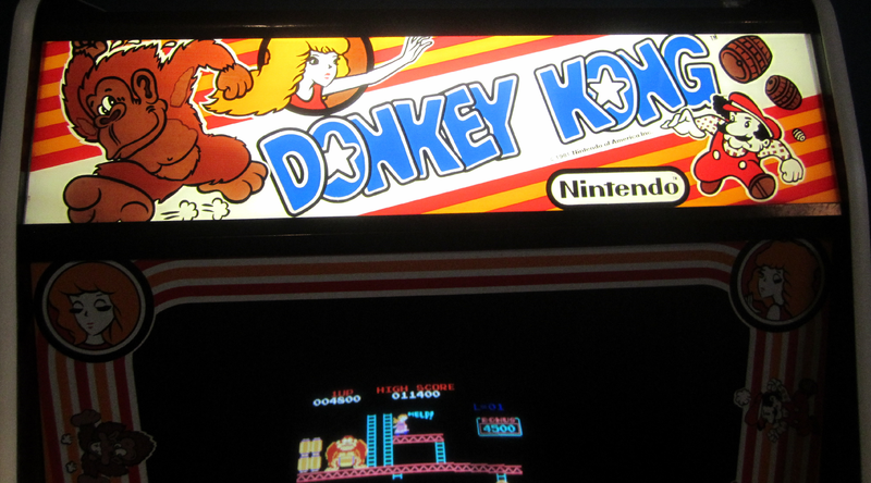 A Donkey Kong arcade cabinet in the Museum of the Moving Image in New York City. Image credit: Wally Gobetz.